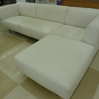 カッシーナ cassina 布製ソファ L字型 カバー着脱型 中古品 札幌市 清田区