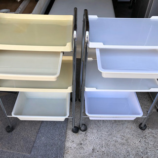 エステワゴン 3段 引き出し付き