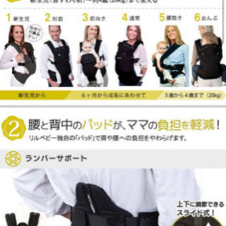 【値下げ】リルベビー♡6-in-1コンプリート エアフロー 3Dメッシュの画像