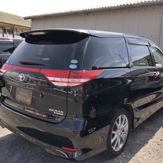 岡山県　I様　H20年式　人気の黒　車検渡し　総額75.8万円　両側電動スライド　2列目キャプテンシート　オットマン付　HDDナビの画像