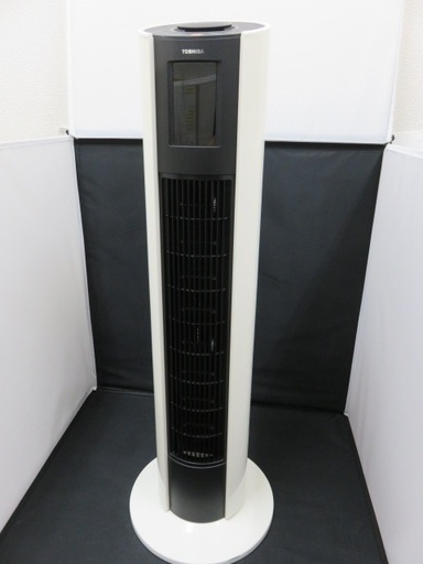 中古 動確済 東芝 TOSHIBA タワー型扇風機 F-TP5X ピコイオン搭載 タワーファン 扇風機 2012年製