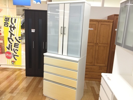 ニトリ　2枚扉食器棚です【トレファク 岸和田】