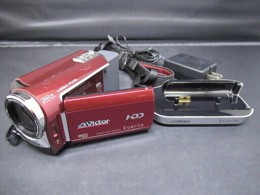 税込 中古品 Victor ビクター HDD ビデオカメラ Everio GZ-MG330-R エブリオ
