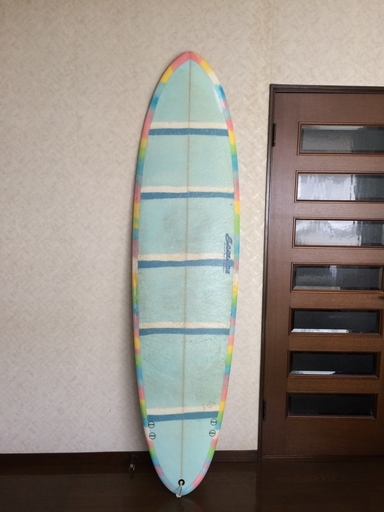 ７’０ファンボード売ります！フィン付き、Goodコンディション