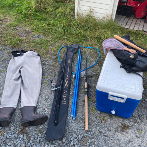 鮭　釣り　一式　すぐに出かけられます