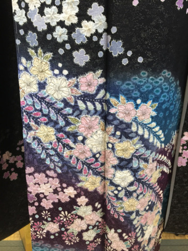 翠山工房 桐屋 辻ヶ花 本振袖 仕立て上がり 正絹長襦袢付き 新品 着物