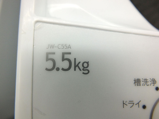 ハイアール 5.5Kg 2016年製 洗濯機 JW-C55A ￥17,800- 手稲リサイクル