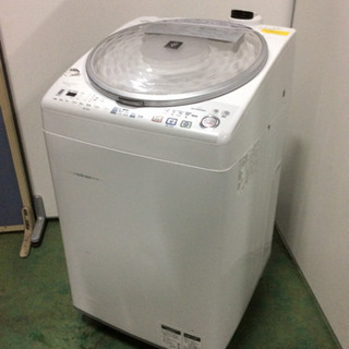 傷アリ大特価★ 大型洗濯機  シャープ  8.0kg ♪ 2人暮らし、ファミリーにオススメ ★送料無料地域あり★