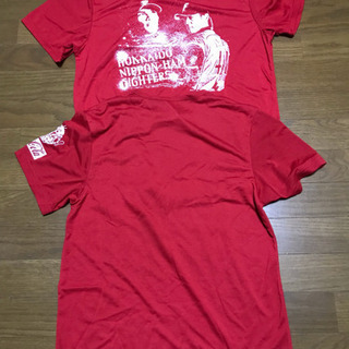 新品未使用‼️札幌ドーム日ハムTシャツ赤LとSサイズ2枚¥1500の画像