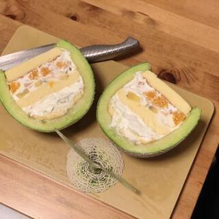メロン🍈ケーキ作ります♥