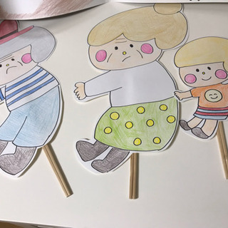 童話 「おおきなかぶ」の手作り紙芝居 の画像