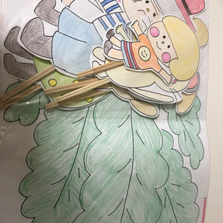 童話 「おおきなかぶ」の手作り紙芝居 の画像