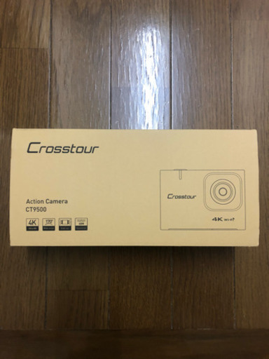 Crosstourアクションカメラ 4K 20MP解像度 WIFI 40M防水 水中カム タイムラプス＆ループ録画 1350mAh スポーツカメラ CT9500【値下げしました】