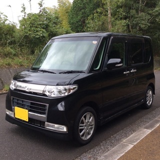 ◆全込価格◆ ダイハツ タントカスタム  X  ブラックM  黒  4AT  ◆ ナビ  テレビ  バックカメラ  ◆ 車検2年10月の画像