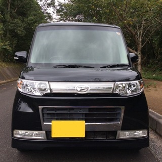 ◆全込価格◆ ダイハツ タントカスタム  X  ブラックM  黒  4AT  ◆ ナビ  テレビ  バックカメラ  ◆ 車検2年10月の画像