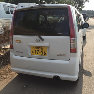 乗り出し12万円、ムーブカスタム RSリミテッド、ターボ、車検あり、下取り可の画像