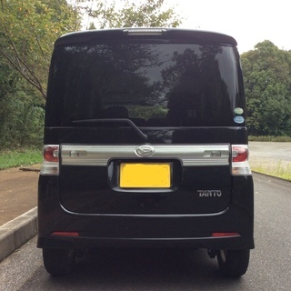 ◆全込価格◆ ダイハツ タントカスタム  X  ブラックM  黒  4AT  ◆ ナビ  テレビ  バックカメラ  ◆ 車検2年10月の画像