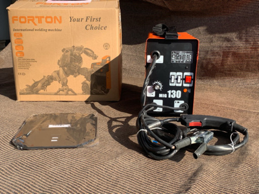 ノンガス半自動 アーク溶接機 MIG130 単相200V (50/60Hz)