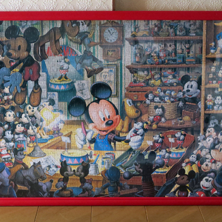 【お越し頂ける方】ジグソーパズル 完成品『ミッキーのおもちゃ工房...