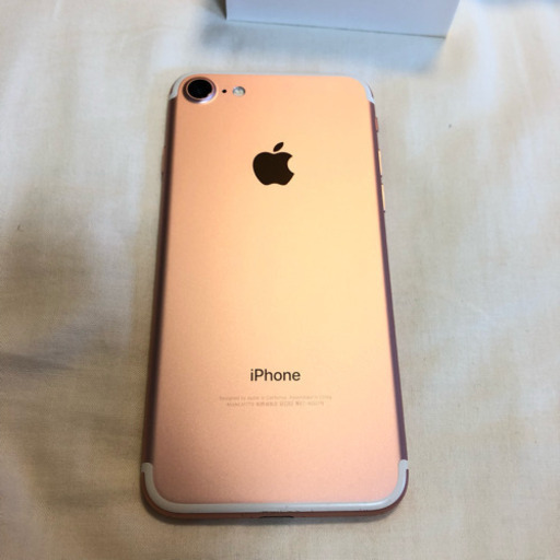 iPhone7  256GB  ローズゴールド  softbank
