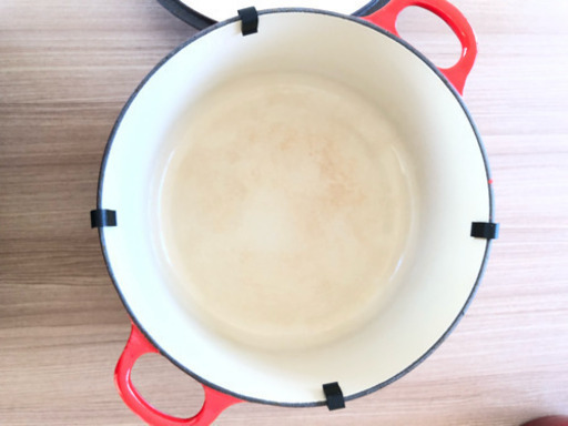 ル・クルーゼ  24cm (4.2L) ココットロンド  &  ケトル ピッコロ 1.1L  チェリーレッド