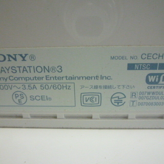 ソニー　Ｐｓ３　本体のみ　ＣＥＣＨＨ００　通電のみ　故障有り　部品取りの画像