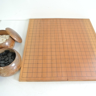 囲碁始めて見ませんか？ 囲碁盤と碁石のセット コンパクトサイズで...