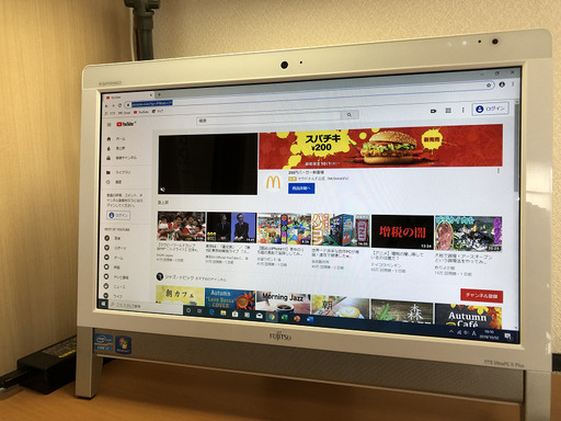 商談中につき受付けを停止いたします。Core i7　2.20GHz  8GBメモリ　HDD1TB(ほぼ新品)中古　富士通一体型パソコン　ESPRIMO FH56/GD  ホワイト