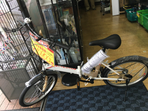 未使用 CAPTAIN STAG キャプテンスタッグ 20インチ折り畳み自転車