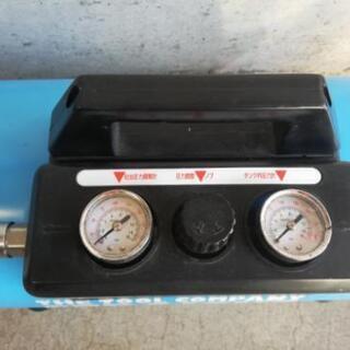 100v25リッタータンク エアーコンプレッサー ＆ 24リッターエアータンクの画像