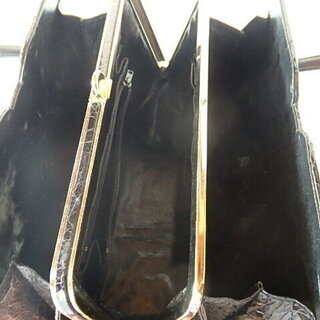 クロコダイルワニ革バックの画像