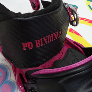 144cm COSMIC SURF/コスミックサーフ スノーボード スノボ 板 レディース 女性 バインディング付 2点セット　札幌 アウトレットモノハウス平岸店の画像