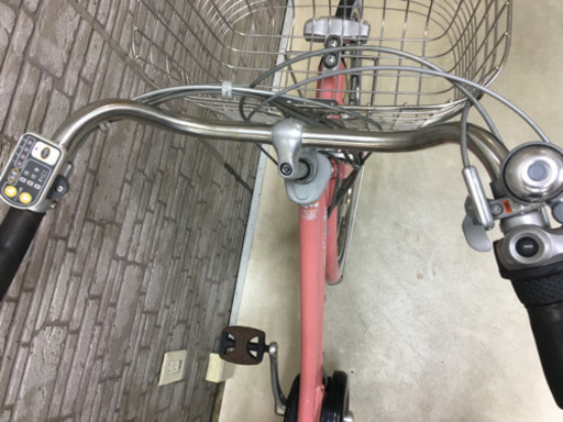 東京23区配達無料  新基準  ヤマハ パスシティM  6Ah リチウム 電動自転車 中古 ☆26☆