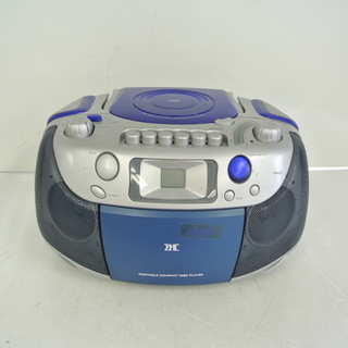 ＣＤラジオ付カセットプレーヤー 単一電池対応 防災に 2002年...
