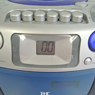 ＣＤラジオ付カセットプレーヤー 単一電池対応 防災に 2002年製 ティーエムセントラル CD-450の画像