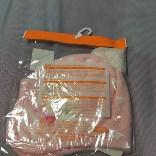 新品激安新生児ニット帽子サイズ42から44cm出産準備にの画像