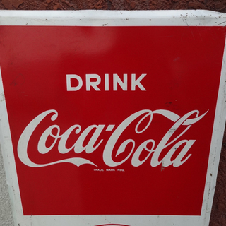 Coca Cola コカ・コーラ ブリキ看板 昭和レトロ ヴィンテージ
