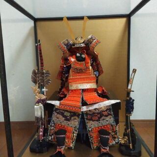 端午の節句 鎧兜と美術工芸源氏兜の画像