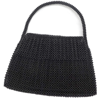 未使用品◎鑑別書付！ 天然黒珊瑚 ハンドバッグ 六放サンゴ ダル光沢/フォーマル/冠婚葬祭/礼装 和装 洋装 の画像