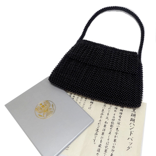 未使用品◎鑑別書付！ 天然黒珊瑚 ハンドバッグ 六放サンゴ ダル...