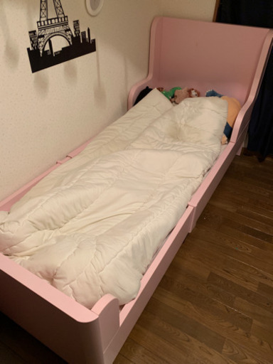 お値下げ追記有《解体も手伝ってくれる方》キッズ IKEA 伸縮 ベッド