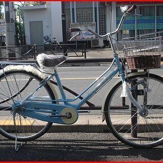 ★お買い得車です!!・新車・フローリスオート・26インチ・変速無し・ブルー・LEDオートライト