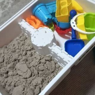 キネティックサンド テーブル セットの画像