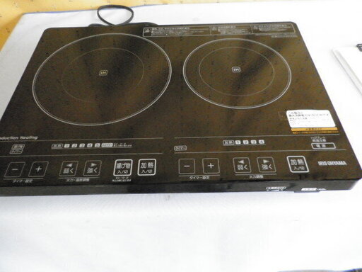 アイリスオオヤマ　IHヒーター　EIH1470V-B　２０１４年　動作確認　代引き対応