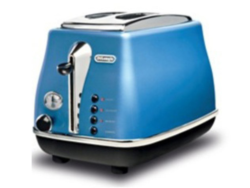 【未使用】DeLonghi　デロンギ　ポップアップトースター　CTO2003J-B 青