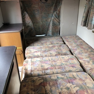 ハイエース　キャンピングカー　ディーゼル　6人乗り　鹿児島県　諸費用込み　170万円　ガス　ボイラー　シャワー　トイレ　の画像