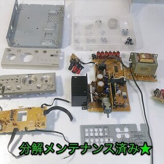 ●完売 【メンテナンス品】 プリメインアンプ ONKYO「A-909」音出し動作OK★リレー接点清掃など実施★の画像