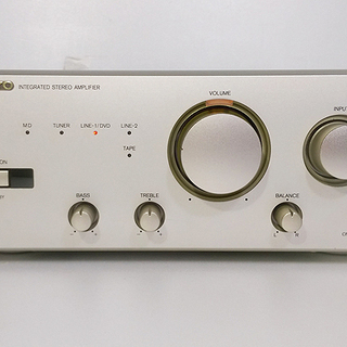 ●完売 【メンテナンス品】 プリメインアンプ ONKYO「A-909」音出し動作OK★リレー接点清掃など実施★の画像