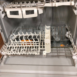 ★綺麗★2015年製 Panasonic 食器洗い乾燥機 パナソニック エコナビ搭載 ECONAVI NP-TR8-W 80度すすぎ （641）AKARIの画像