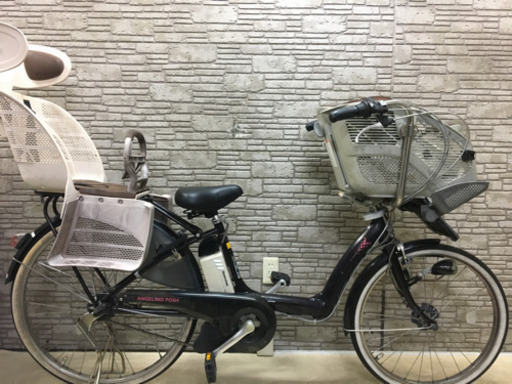 新生活応援SALE 東京23区配達無料  新基準  ブリジストン アンジェリーノ  6Ah リチウム 電動自転車 中古 26☆